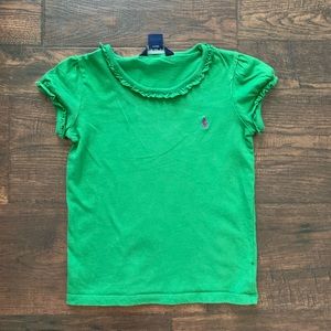 Ralph Lauren Kelly Green Crew Neck T-shirt